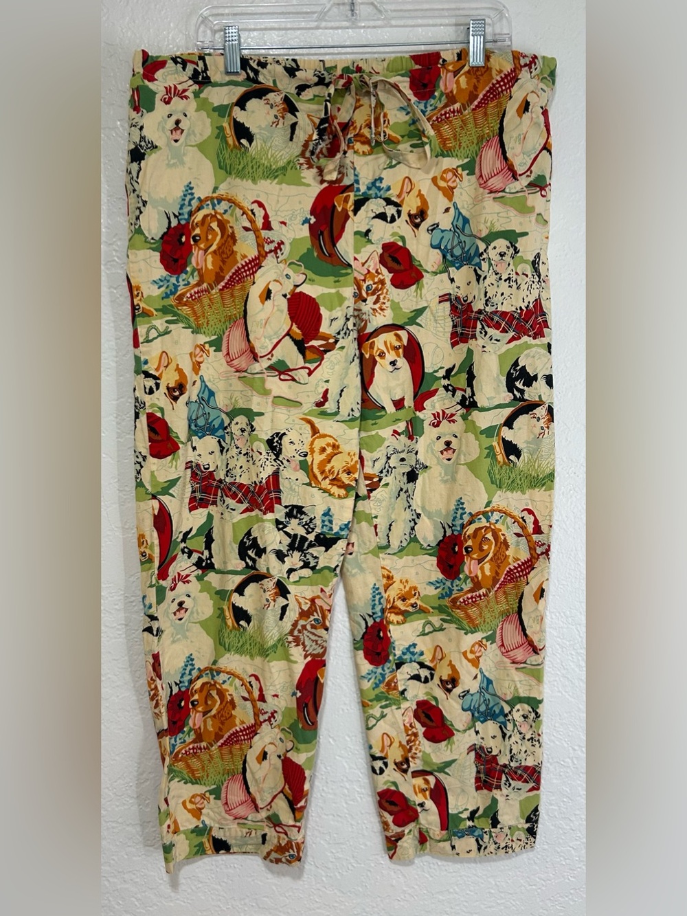 The Cats Pajamas- Cute Puppies and Kittens Print Lounge Pajama Pants